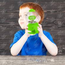 Mini Gumball Machine Ball Dispenser Piggy Bank 15cm - Green - View 9