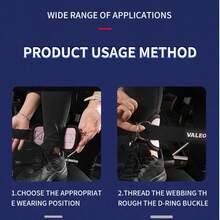 1pc Rubber Ankle Strap For Gym, D-Ring Ankle Cuff For Cable Machine, Breathable Adjustable Leg Training Strap For Hip Abductors, Strength Workout Gear For Fitness Enthusiasts - Multicolor - View 9