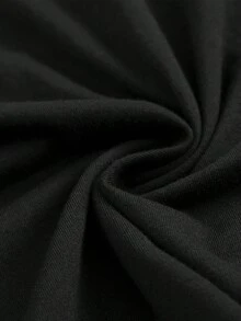 Plus Size T-Shirts - Black - View 6