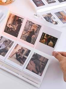 ألبوم صور صغير 1 قطعة 84/96/240/300 جيب، كتاب تخزين بطاقات الصور الكرتونية (تصميم صفحة واحدة أو صفحتين عشوائي) - متعدد الألوان - مشاهدة 1