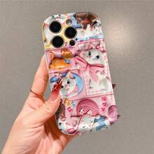 Disney Mickey Mouse Phone Case, Official Disney Character Design, Sweet Plush Mickey With Giant Ice Cream Cone Protective Cover. Compatible With IPhone 17, 16, 15, 14, 13, 12, 11 Pro Series, Featuring Mickey Holding A Towering Stack Of Colorful Ice Cream Cones In Front Of A Pastel-Colored Ice Cream Shop Background, Perfect For Disney Fans And Mickey Lovers To Showcase Their Favorite Character, Ideal For Birthdays, Holidays, Anniversaries, Graduation Gifts, Or Any Special Occasion To Surprise Family, Friends, Classmates, And Loved Ones. - trắng - Xem 2