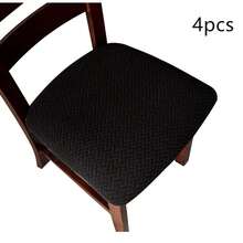 2/4pcs Stretch Seat Cushion Covers For Dining Room Chair Seat Slipcovers Kitchen Chair Covers - Multicolor - View 18