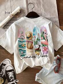 Women T-Shirts - White - View 2