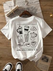Dam-T-shirts - Vitt - Visa 3
