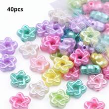20-200pcs ABS Faux Pearl Mixed Color Pearl, Plum Blossom, Pumpkin, Pentagram, Heart Shaped Beads For DIY Handmade Bracelet Accessories - Pearlescent Beads - View 27