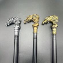 Quyền trượng đầu lâu mới, gậy chống đầu sư tử bằng nhựa, đạo cụ hóa trang cosplay cho tiệc hóa trang - Nhiều màu - Xem 2