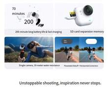 Insta360 GO Ultra 旗艦影像口袋拇指相機 4K 行動相機 Vlog 騎行跑步家庭標準版 - 查看 9