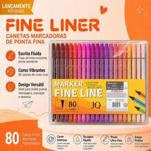Kit Of 60/80/120 Fine Line Colored Pens, 0.4 Mm Fine Tip, Premium Quality - 方形 - 查看 13