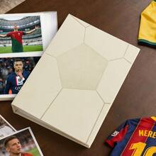 8 Inch Large Capacity Football Photo Album, Faux Leather Cover With 8 Fashion Sports Styles, Slip-In Album Holds 200 Photos, 50 Pages, For Wedding, Kids, Sports, Travel, Family And Baby Memory Collection - Multicolor - View 13