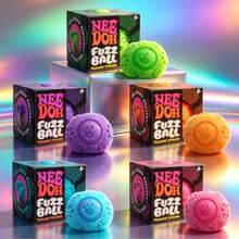 NEED0H Fuzz Ball Squeeze Toy Soft Fluffy Flower Power Portable Stress Relief Relieves Anxiety Fidget Toy For Office Home Gift - 彩色 - 查看 1