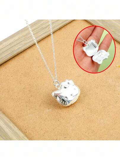  【Hello Kitty 项链】Y2K 饰品 - 1 件可爱 Sanrio Hello Kitty 猫咪吊坠项链 - 送给女性的完美礼物