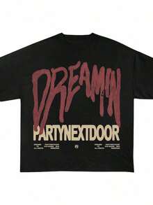 Camiseta vintage, PND 4, Merchandising de la gira 'Sorry I'm Outside', Camiseta, Camiseta vintage, Concierto PND - Negro - Ver 6