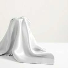 2pcs Satin Pillowcase, Without Pillow Insert, Soft And Smooth Texture, Plain Weave High Density, Minimalist Fashion Design, Envelope Closure Solid Color Pillowcase, Reduce Hair Breakage, Prevent Wrinkles - Ivory White - View 3