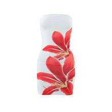 Women Maxi Dresses - Red - View 4