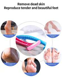 Bộ 6/3/1 dụng cụ dũa móng chân bằng thép không gỉ, dụng cụ cạo da chân thủ công, dụng cụ loại bỏ chai sạn, dụng cụ tẩy tế bào chết cho chân, dao sửa chữa gót chân, dụng cụ cạo da chân, dụng cụ loại bỏ chai sạn, dụng cụ sửa chữa lòng bàn chân, dụng cụ tẩy tế bào chết cho chân, dụng cụ loại bỏ chai sạn ở chân, dao chăm sóc chân, dụng cụ loại bỏ chai sạn, dao sửa chữa gót chân, dụng cụ cạo da chân, dụng cụ chăm sóc chân hàng ngày tại nhà. - Hồng - Xem 4