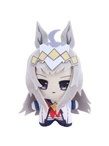 10厘米/3.93英寸 赛马娘 - Pretty Derby 毛绒玩具 小栗帽 毛绒玩具 装饰创意礼物 儿童生日派对 家居女孩房间装饰 游戏收藏品 - 灰色 - 查看 3