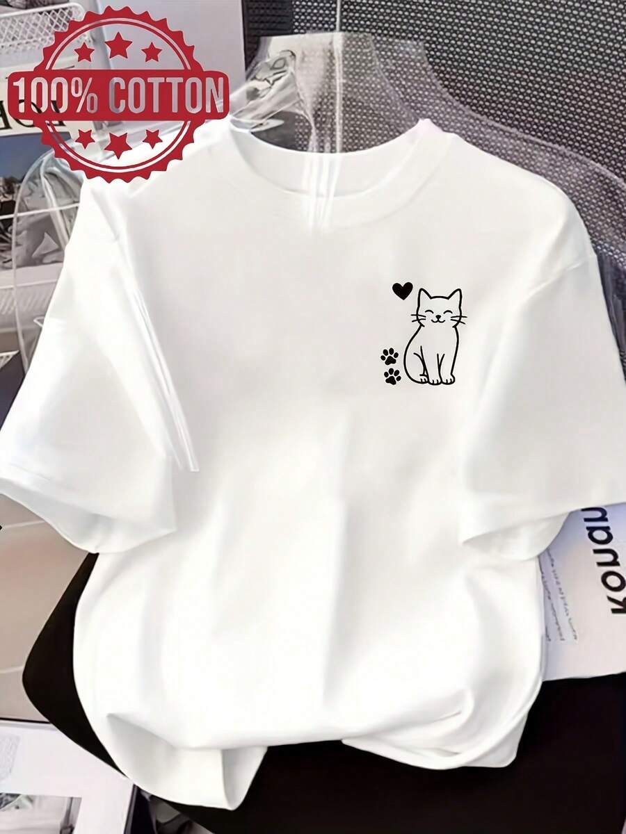 Women T-Shirts - [White] - View 1