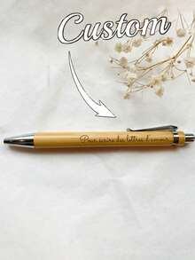 Pulpen Tinta Tulisan Tangan Kustom yang Dipersonalisasi, Pulpen Tinta Tradisional yang Diukir dengan Nama - Logo atau Pesan - Hadiah Kreatif yang Cantik, Dekorasi Ruangan Multifungsi, Dekorasi Natal yang Dipersonalisasi, Hadiah Ideal untuk Wanita/Pria, Keluarga, Teman, Anak-anak, Pelajar, dan Perlengkapan Perjalanan - MultiWarna - View 5