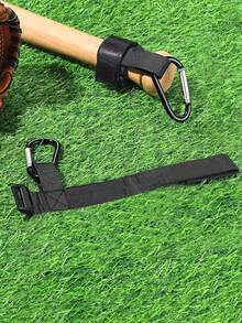 Adjustable Baseball Bat Holder | Fits All Bat Sizes, Portable Display Stand With Metal Hook, Suitable For Indoor And Outdoor Use, With End Caps - Multicolor - View 3