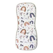1pc Universal Baby Stroller Seat Cushion, Soft & Breathable Infant Travel Pad, Suitable For Multiple Stroller Models - Multicolor - View 7