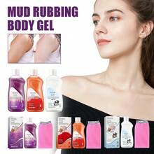 Gel Exfoliante Corporal - Lavanda, Suaviza y Limpia la Piel, para Acné en la Espalda, Elimina Células Muertas, Mejora la Piel Opaca, Toalla Exfoliante - 1 - Ver 3
