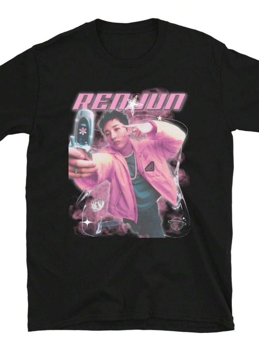 Dam-T-shirts - Svart - Visa 1