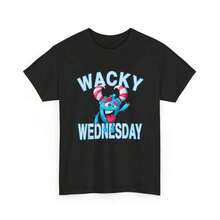 Wacky Wednesday T-shirt, Spirit Week Challenge Day T-shirt, damtoppar, damkläder, damsommarklänning, damavslappnad sommar-t-shirt, damtoppar, damkläder, damsommarklänning, damavslappnad sommar-t-shirt. - Svart - Visa 1
