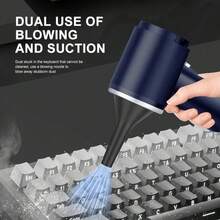 SOKANY Portable Wireless Vacuum Cleaner, 3000PA Powerful Suction + Dust Blowing & Inflation Dual Use, 2000mAh Large Capacity USB Rechargeable, Suitable For Car, Home, Camping Tent Inflation And Keyboard Cleaning - Multicolor - View 8