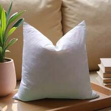 White Down Pillow Insert, 18x18/20x20/21x21 Inch Square Cushion Insert, Soft And Fluffy With Cotton Cover, Down-Proof, Suitable For Sofa Bed Home Decor Hotel - White - View 12