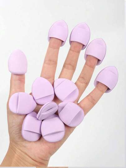 30/10pcs Mini Reusable Makeup Sponges, Makeup Powder Puffs, Face Makeup Tools Set, Round Shaped Setting Powder Puff, Makeup Accessories, Dry & Wet Use Blush Puff, BB Cream Puff, Loose Powder Puff, Beauty Sponges For Foundation, Powder, Lotion