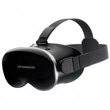 1pc 3D Virtual Reality Headset, Smartphone Compatible VR Glasses Providing High-Definition Visual Experience, No Battery Or Power Required - View 1