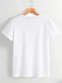 Women T-Shirts - White - View 2