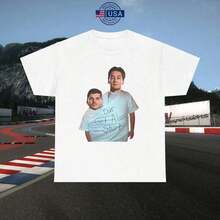 Funny George Russell &   Crash Unisex T-Shirt - Perfect Gift For  Racing Fans - Black - View 9