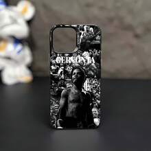 Gervonta Davis boxing collage black white.funda de teléfono Fundas compatibles con ,Apple,VIVO,OPPO,,, y Honor.Fabricadas en silicona TPU,ofrecen protección contra golpes y caídas.regalos para mamá - Negro - Ver 2