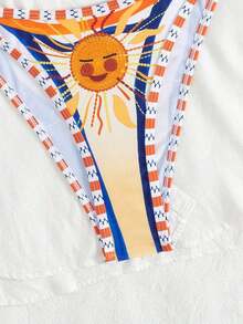 Nuevo Bikini de Dos Piezas con Estampado de Frutas y Océano para Mujer, con Tirantes Ajustables, Adecuado para Vacaciones de Verano en la Playa, Ropa Casual Sexy para Fiestas en la Playa, Traje de Baño para Mujer, Conjunto de Playa, Conjunto de Vacaciones para Mujer, Conjunto para el Día de San Valentín, Conjunto de Verano, Conjunto de San Valentín para Mujer - Rosa 4 - Ver 8