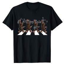 Bigfoot k Band T Shirt – Funnasquatch Music Parody Tee, Abbey Road Ste Crossing, Concerrowd Guitar Shirt220g heavyweight 100% cotton T-shirt. Butterfly print. Unisex sizing. Round neck inspirational T-shirt. Cute and beautiful Y2K-inspired summer top, perfect for the outdoors, home, work, or street wear. Casual, loose-fitting everyday T-shirt. - Negro - Ver 1