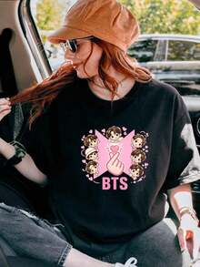Women T-Shirts - Black - View 5