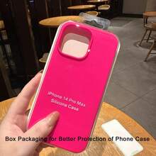 液態矽膠 3 層全包覆軟膠手機殼，適用於 iPhone 17 Pro 17 Pro Max 17，清新夏季配色，防震保護殼附防刮微纖維內裡，相容 iPhone 13 11 16 Pro Max 15 14 Plus 12 Mini XS Max 7 8 Plus - 螢火玫 - 查看 4