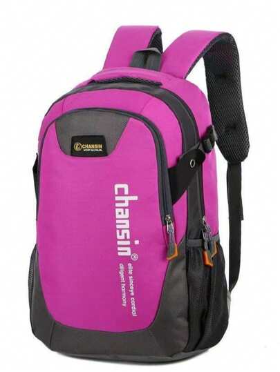 Outdoor Travel Waterproof Backpack, Unisex Casual Large Capacity Backpack, Korean Style Hiking Bag For School/Travel