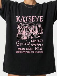 Women T-Shirts - Black - View 1