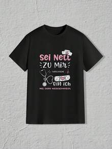 Men's Leisure Suit Sommer Cap Nurse Sei With Net Print, Round Neck, Casual, For All Seasons, Loose And Comfortable. - Back - View 6