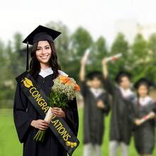 Bộ lễ phục tốt nghiệp, gồm khăn choàng và mũ tốt nghiệp, thích hợp cho tiệc tốt nghiệp. Phụ kiện chụp ảnh lễ tốt nghiệp và đồ dùng cho lễ kỷ niệm tốt nghiệp. - Nhiều màu - Xem 4
