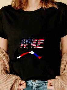 Women T-Shirts - Black - View 3