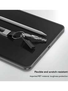 1pc Matte Privacy Screen Protector, Full Screen Coverage Curved Edge Design, Non-Glass Matte Texture, Anti-Peeping Anti-Scratch Anti-Drop, Sensitive Touch, Fingerprint Resistant, Compatible With Ipad 11th Gen A16 2025, 10th Gen 10.9", Air 11" M2/M3/M4 2024/2025 - Black - View 8