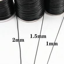 Cuerda de cera de colores de 10m de varios tamaños para collar y pulsera, cuerda de cuero, utilizada para la fabricación de joyas, collar y pulsera DIY y otros accesorios de cuerda de material hecho a mano - soga - Ver 3