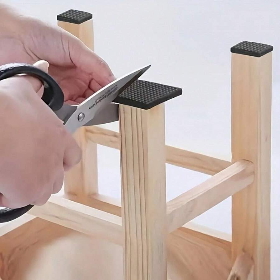 Bộ 2 miếng đệm cao su đen hiệu quả cao, đáng tin cậy và có thể tùy chỉnh cho đồ nội thất - Tự dính, chống trầy xước và giảm tiếng ồn, phù hợp cho ghế, bàn và sofa - Bền, có thể cắt tỉa để vừa với bề mặt sàn, thích hợp cho Halloween và Giáng sinh. - A - Xem 1
