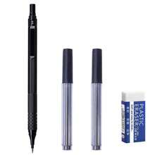 Bút chì cơ cao cấp, thân kim loại trọng tâm thấp, ngòi 0.3 0.5 0.7 0.9 2.0mm có thể thay ruột, đầu nhọn, thích hợp viết, vẽ, phác thảo, dùng trong trường học, văn phòng, cho nghệ sĩ. - Nhiều kiểu dáng - Xem 16