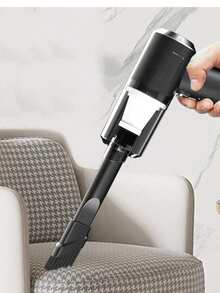 Wireless Vacuum Cleaner, High Power Mini Vacuum Cleaner For Home And Car, Multi-Function Vacuum Cleaner With Dry & Wet Dual-Use Blow & Suction Functionality - Black - View 6