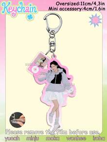 Llaveros ILL-IT, Wonhee, Moka, Minju, Iroha, Yunah, Productos de merchandising de fans, Llavero ILL-IT, Decoración de escritorio, Coleccionables, Decoración de sala de estar, Colgante de bolso, Decoración colgante de coche, Adorno de escritorio, Regalo de cumpleaños, Recuerdos de fiesta - 1PC - Ver 11