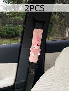 1/2 buah Pelindung Bahu Sabuk Pengaman Mobil Motif Bintang & Kucing Baru, Sarung Pelindung Lembut dan Lucu - beraneka warna - View 8